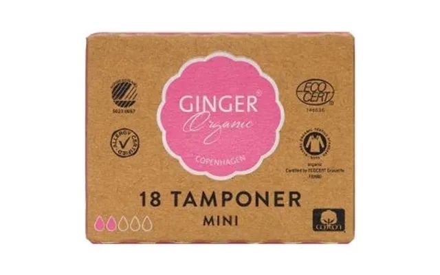 Ginger organic tampon mini 18 paragraph product image