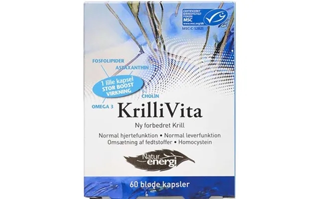 Krillivita 500 Mg Capsules Supplements 60 Paragraph product image