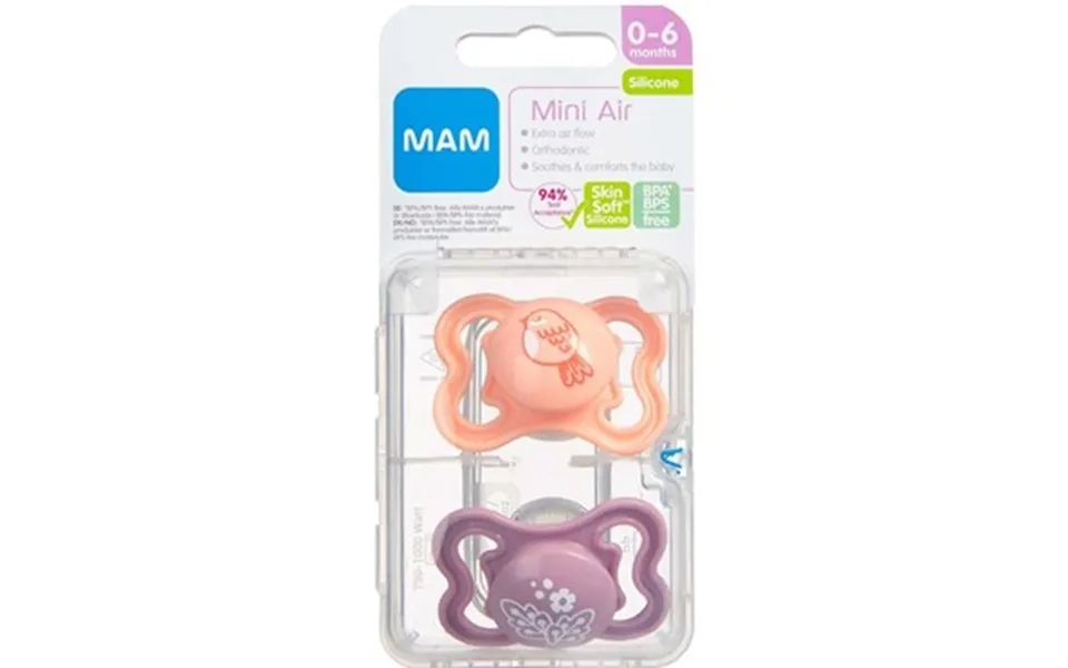 Mam air silicone pink 0-6mdr 2 paragraph
