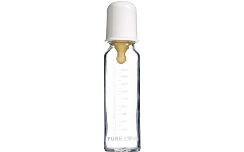 Purelove Sutteflaske Glas 240 Ml. 1 Stk