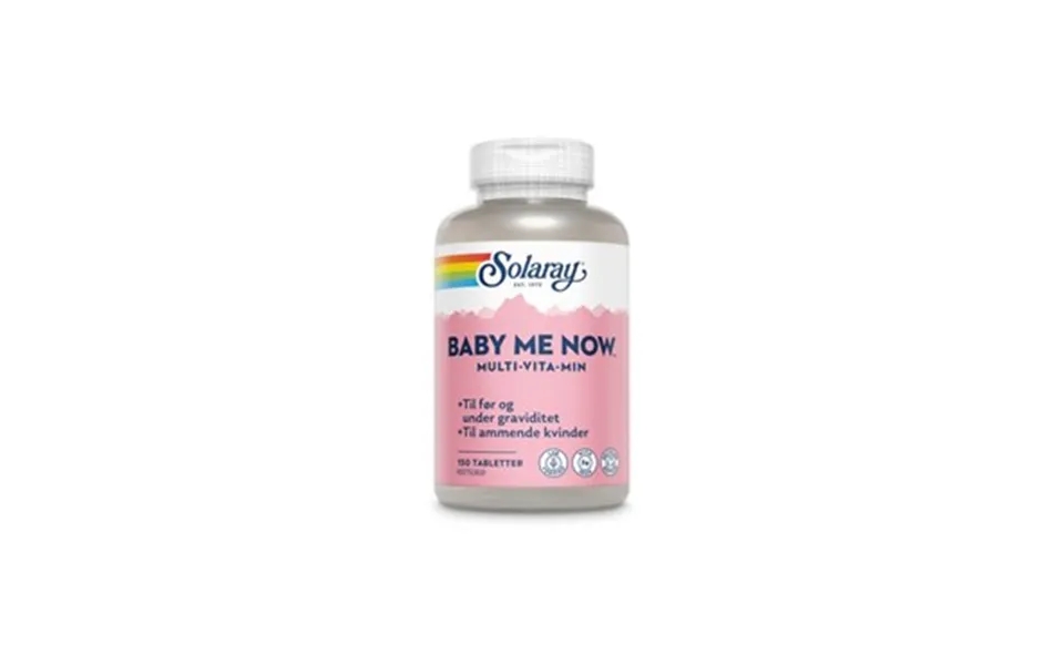 Solaray Baby-me-now Kosttilskud 150 Stk