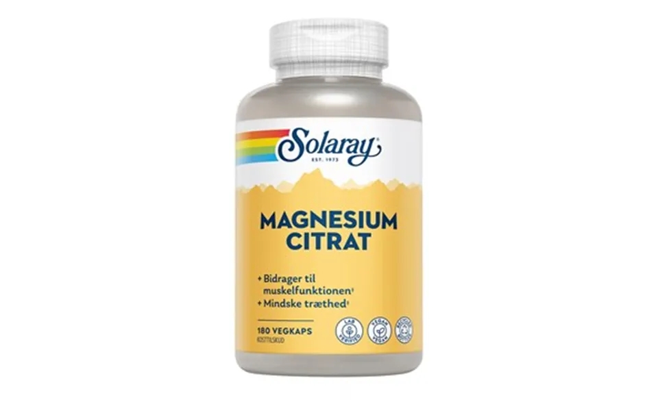 Solaray magnesium citrate 180 paragraph
