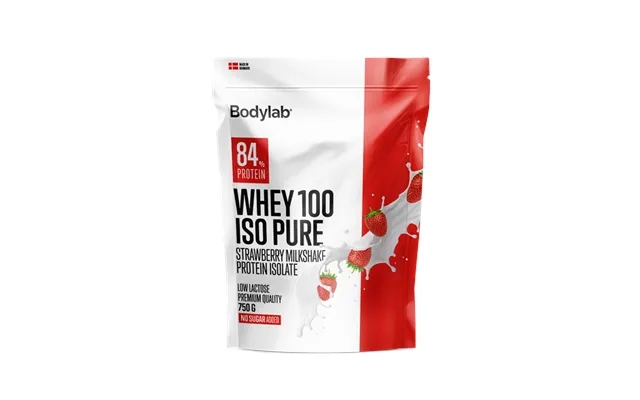 Bodylab whey 100 iso puree strawberry milk shake  750 g product image
