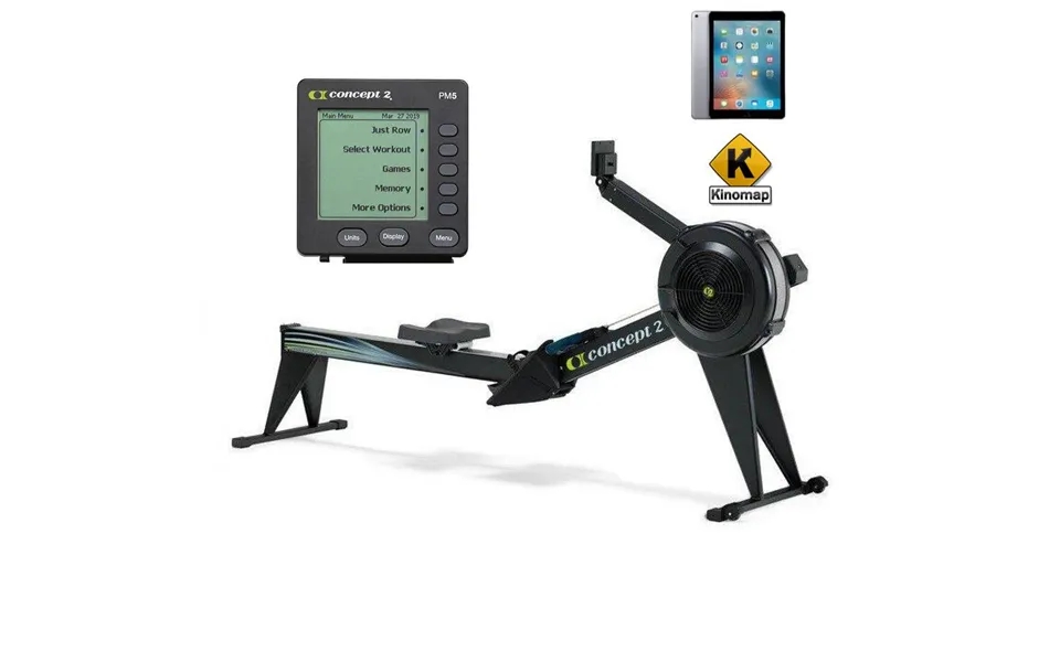 Concept2 Model D Pm5 High Rower Black