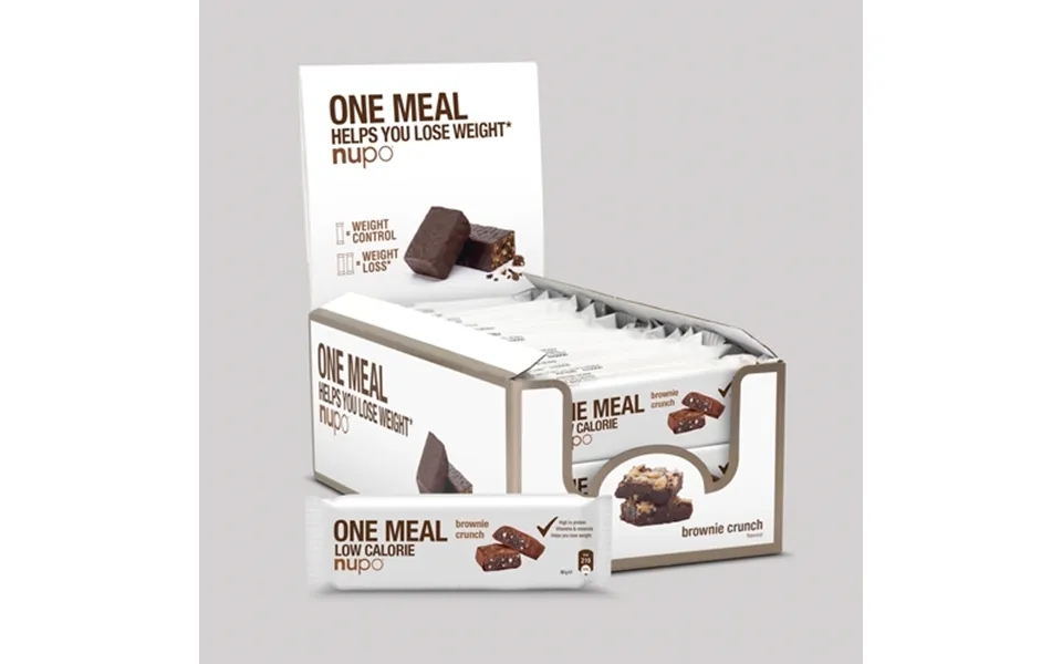 Nupo One Meal Bar - Brownie Crunch 24x60 G