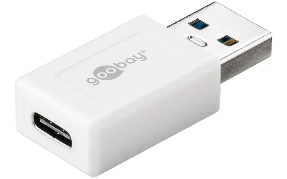 Goobay Usb-a 3.0 Til Usb-c Adapter - Hvid