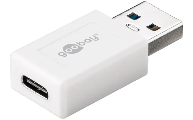 Goobay Usb-a 3.0 To Usb C Adapter - White product image