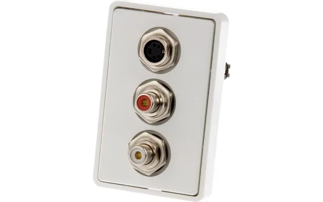 Phono s-video fugue wall socket product image