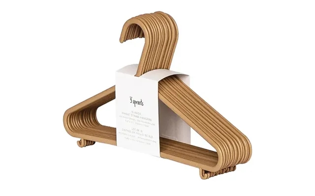3 Sprouts children hangers in wheat straw 15 paragraph - speckled brown product image