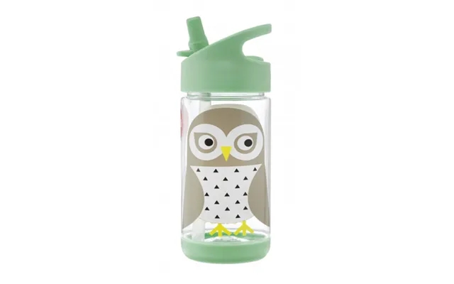 3 Sprouts water bottle - owl product image
