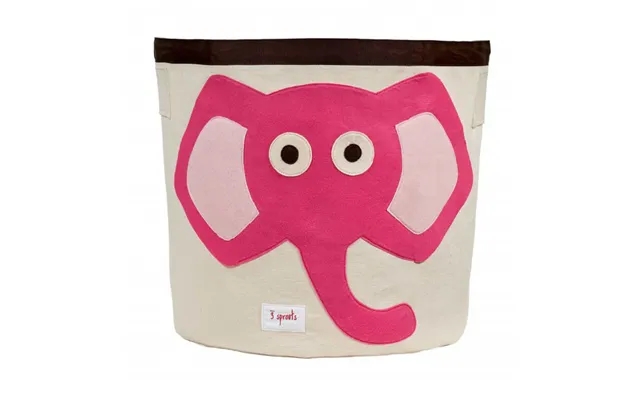 3 Sprouts Opbevaringskurv - Pink Elefant product image