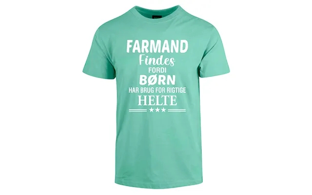 Farmand Findes Fars Dag T-shirt - Mintgrøn product image