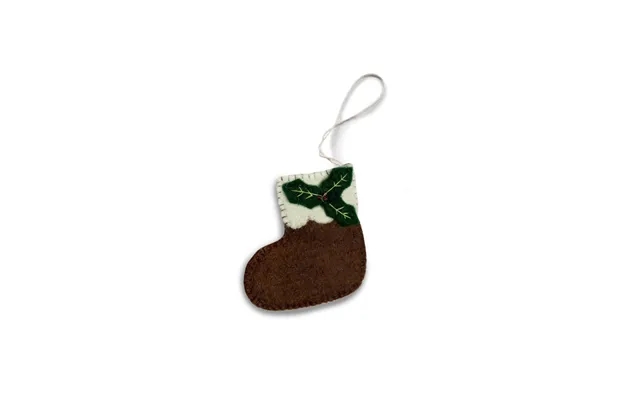 Gamcha christmas decorations - christmas stocking brown product image