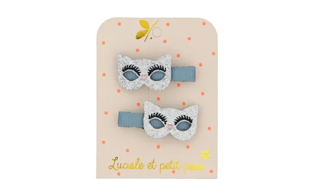 Hairclips luciole one petit pois - silver cat product image