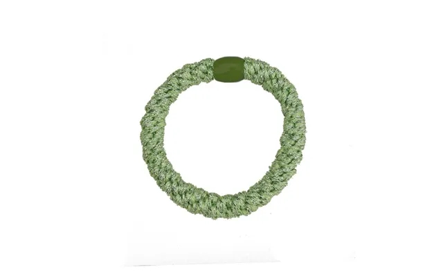 Hair elastics city cataracts - glitter apple green metallic product image