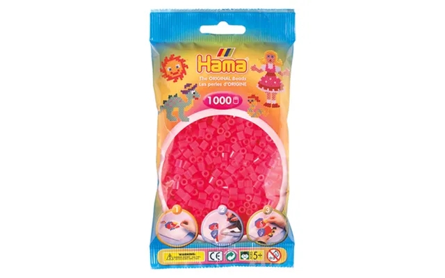 Hama Perler Midi 1000 Stk - Neon Fuschia-32 product image