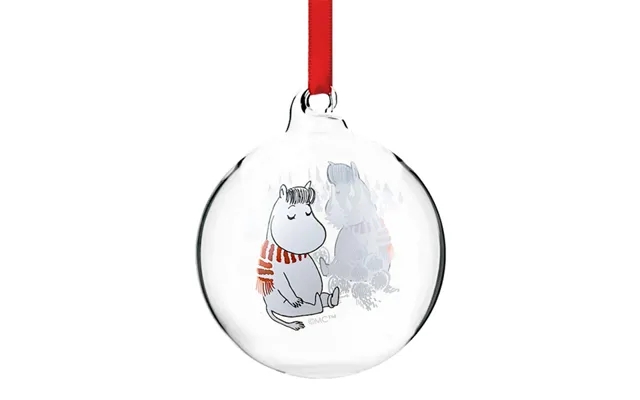 Moomin christmas ball 7 cm. - Snorkfrøkenen product image