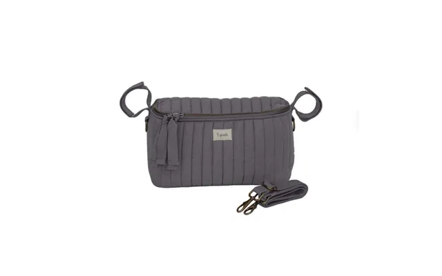 Changing bag to pram stroller - charcoal gray product image