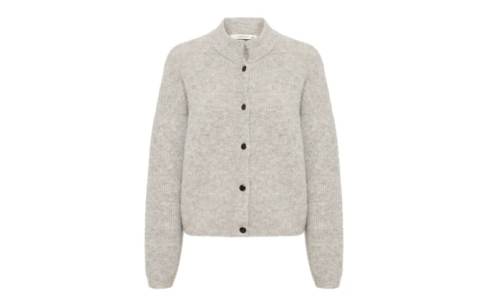 Alphagz Cardigan - Light Grey Melange