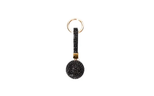 Ball Rhinestone Nøglering - Sort product image