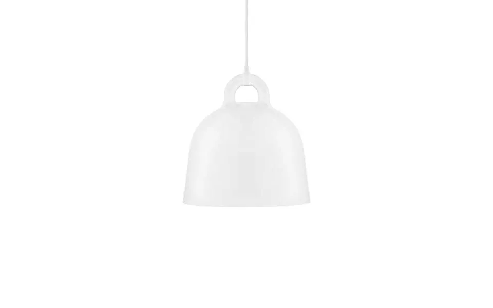 Bell Lampe, Medium, Hvid - H 44 Cm.