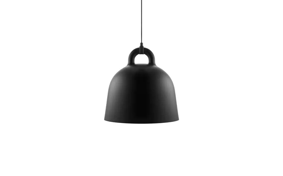 Bell Lampe, Medium, Sort - H 44 Cm.