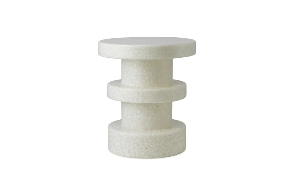 Bit Stack Stool - White