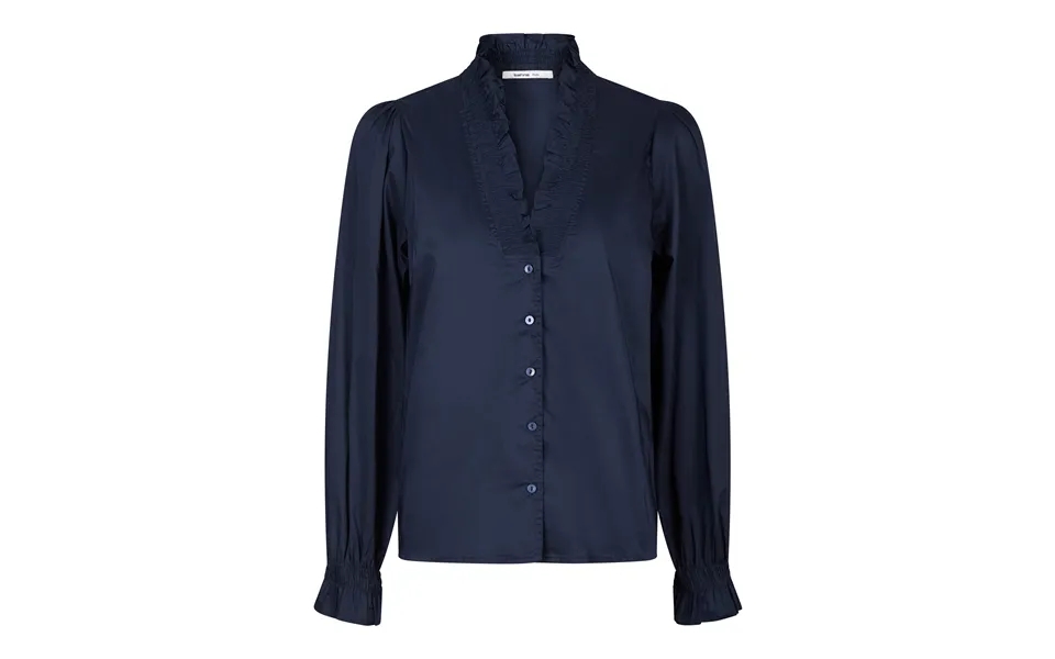 Blair Poplin Shirt - Dark Blue