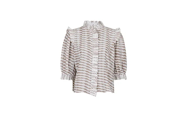 Chacha Graphic Bluse - Sand product image