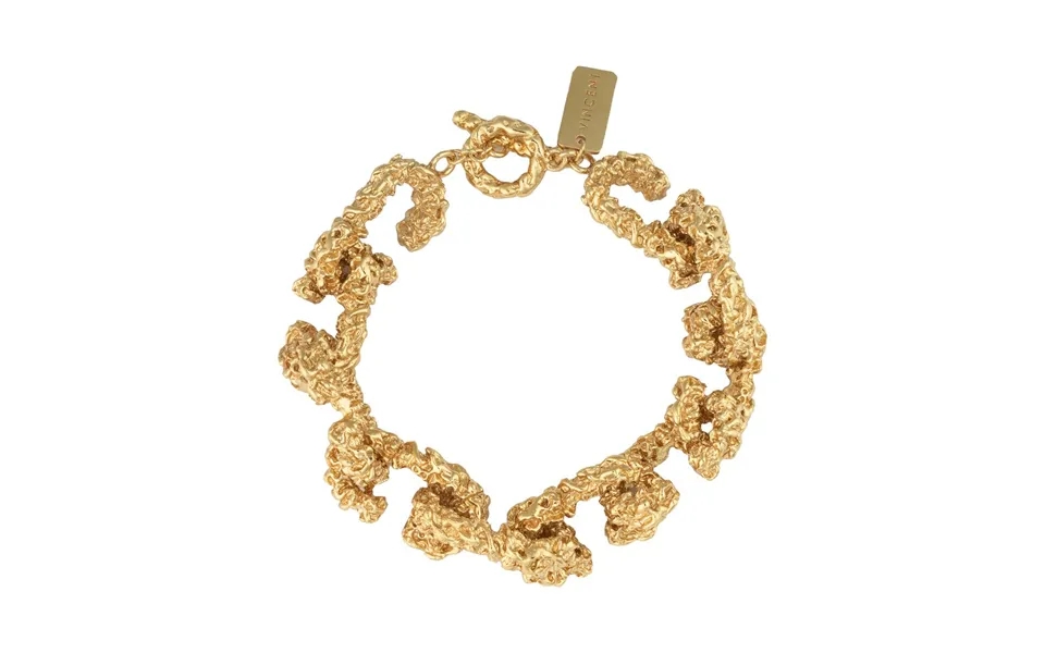 Chain Of Riddle Gilded Bracelet - Gold Plated