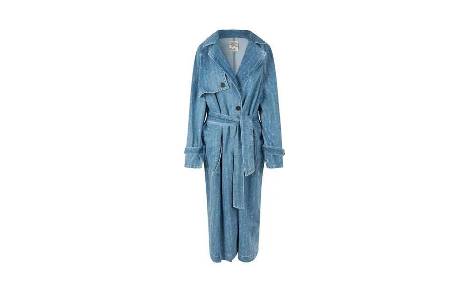 Delilah Denim Trenchcoat - 99 Denim Blue