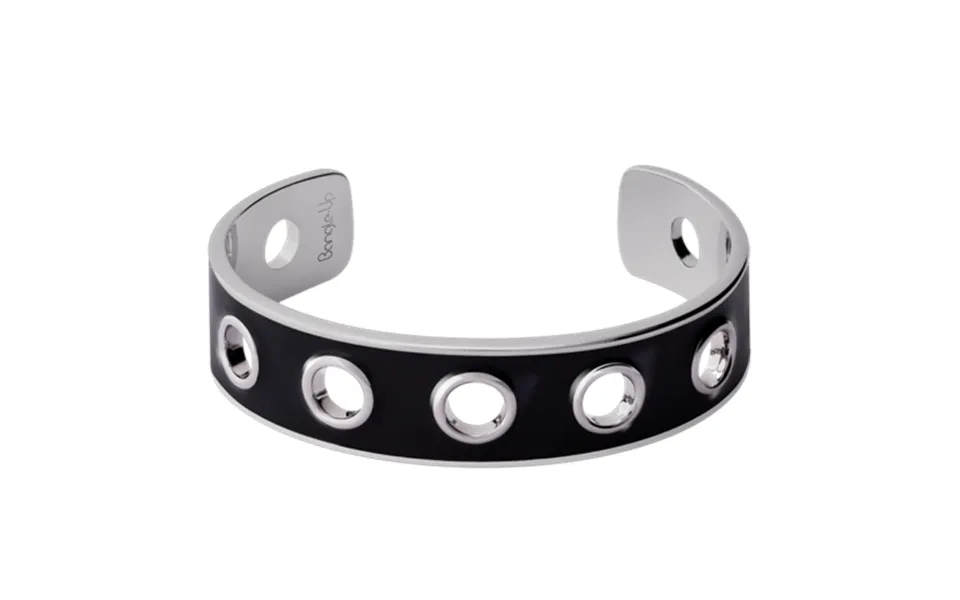 Eyelet Bracelet - Rhodium Black