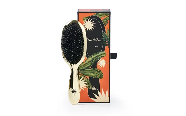Fan palm - medium boar & nylon hairbrush, hollywood product image