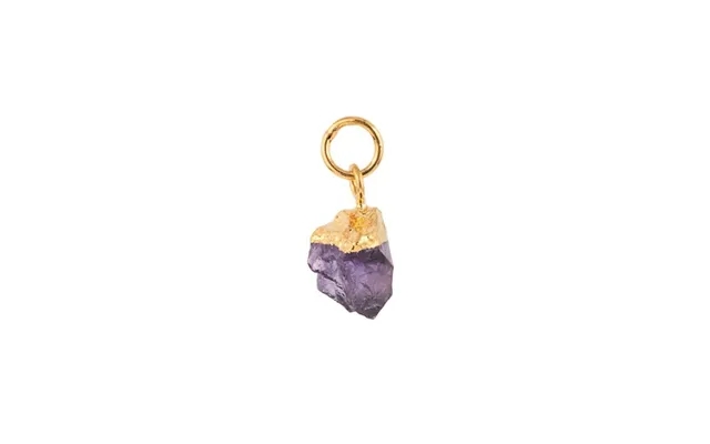 February Amethyst Vedhæng - Forgyldt product image