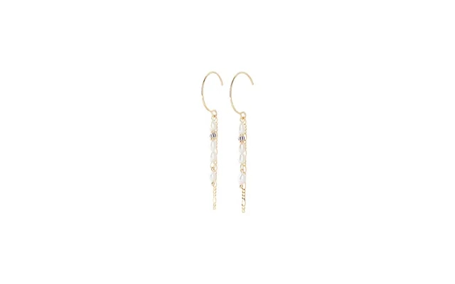 Friihof siig - camille white pearl hang earrings product image