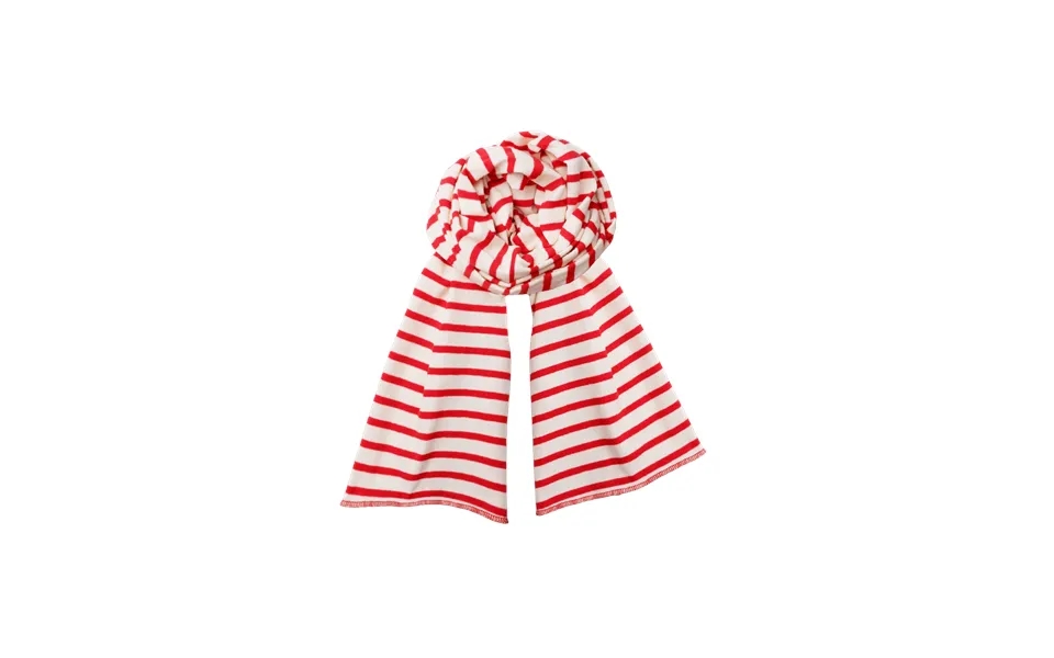 Kassi Striped Tørklæde - Red Creme