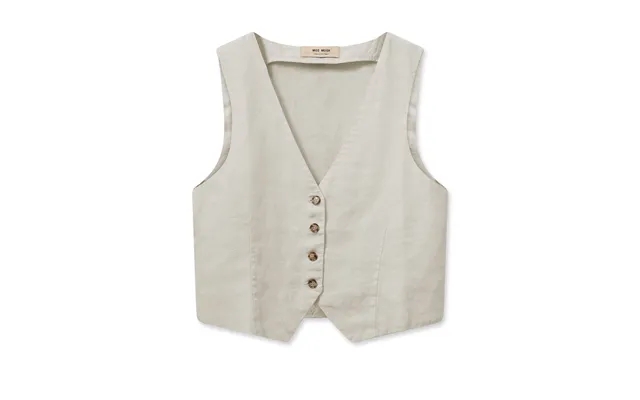 Melka Tili Linen Vest - Cement product image