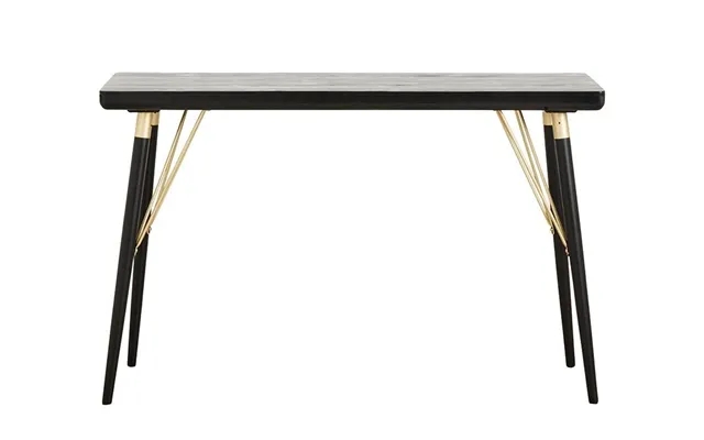 Nordal console table in black wood product image