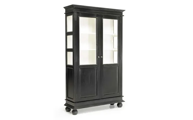 Nordal - display cabinet in black wood product image