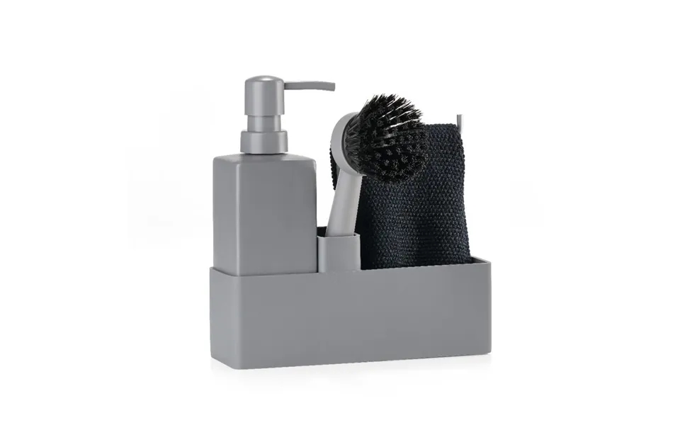 Dishwashing With Dishcloth - Cool Gray