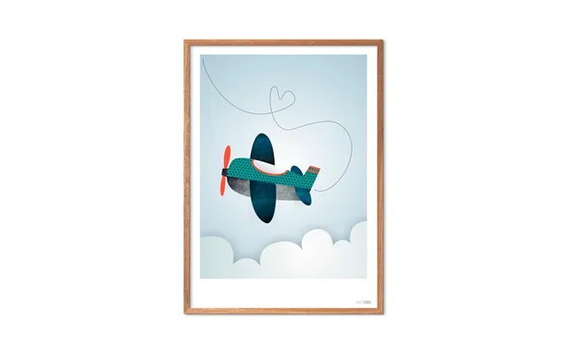 Items & frame - mine stroke boys flying poster product image