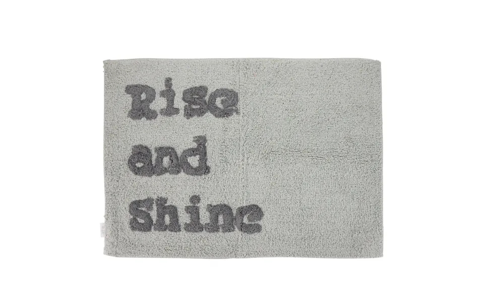 Rise Spirit Shine Bath Mat - Gray- 50x70 Cm.