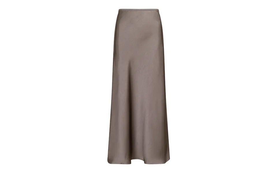 Vicky Heavy Sateen Skirt - Champagne