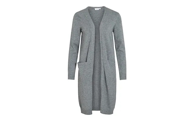 Viril Long L S Cardigan - Medium Grey Melange product image