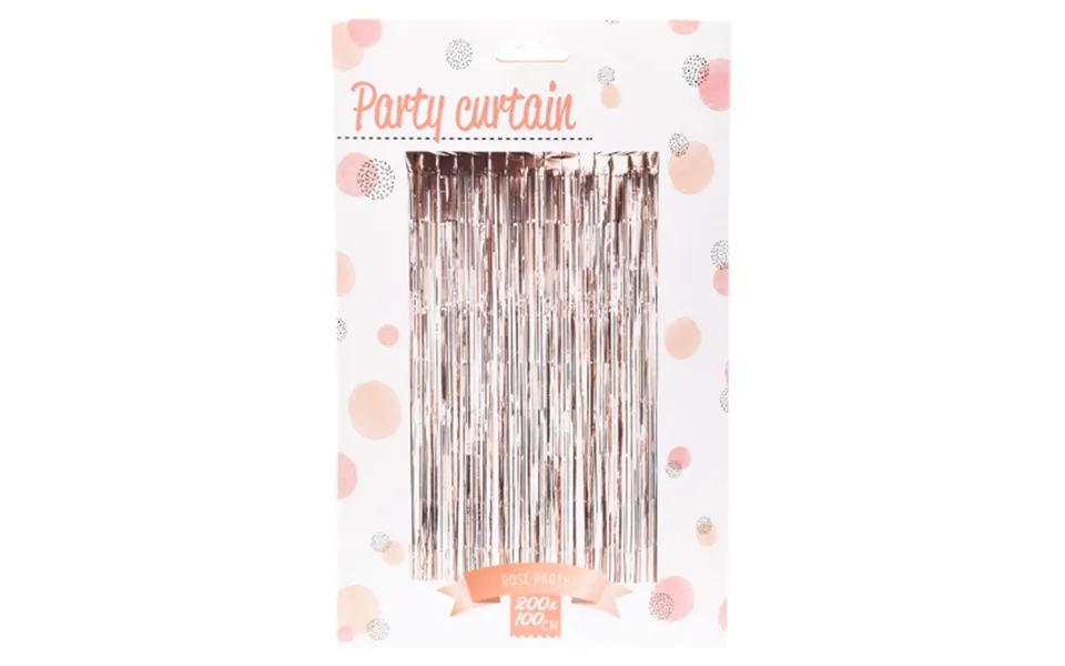Excellent Houseware Party Curtain Rosegold 1 Stk.