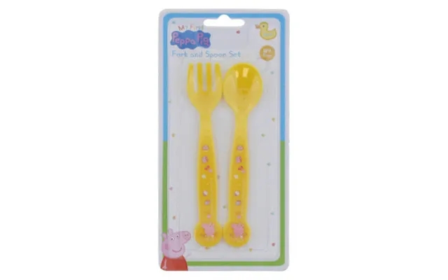 Peppa pig yellow cutlery product image