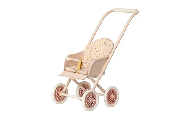 Maileg stroller micro - pink 1 paragraph. product image