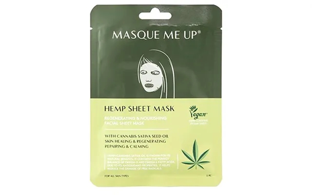 Masque Me Up Hemp Sheet Mask Stop Beauty Waste 25 Ml product image