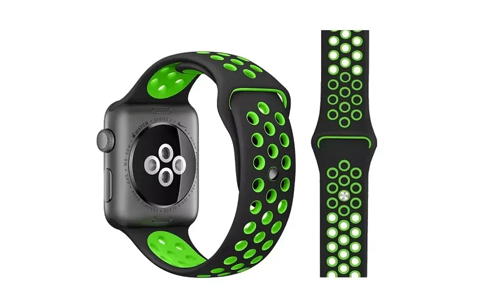 Apple Watch 2 Farved Silikone 38 40 41 - Neon
