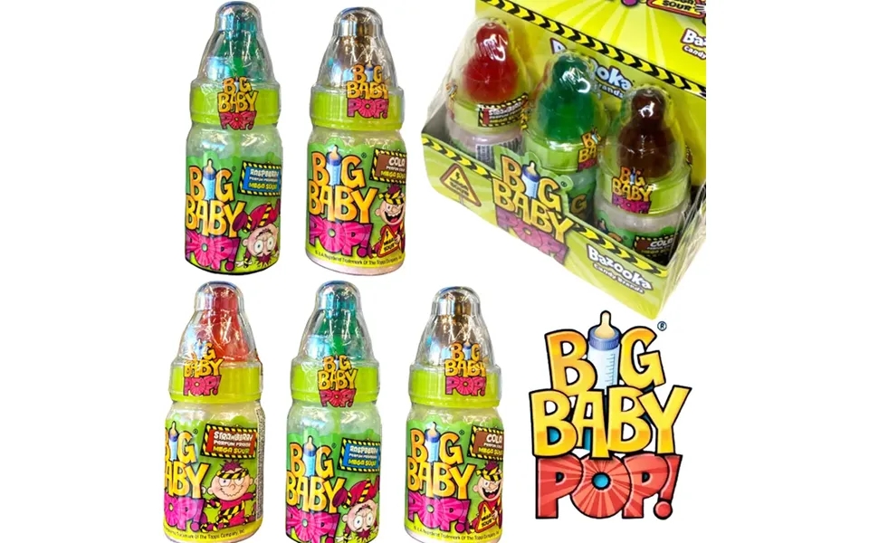 Big Baby Pop Assorted Flavours 30g